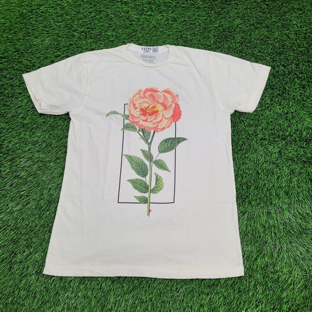 Shawn-Mendes Shirt Womens Medium 19x27 White
